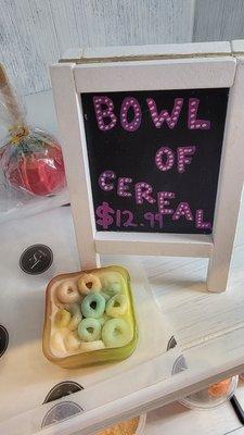 Cereal soap