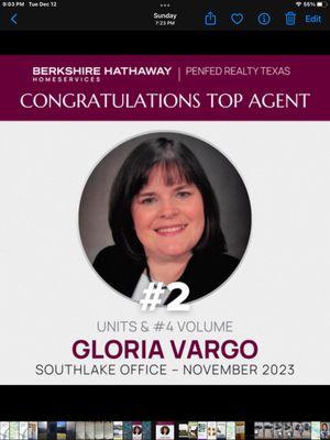 Top Agent Award