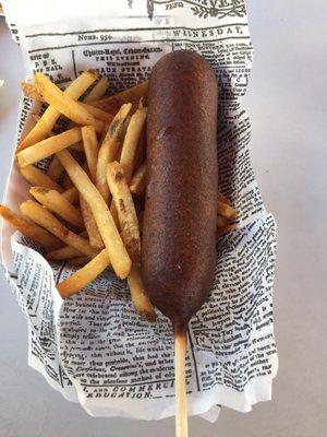 Corn Dog w/ Fries