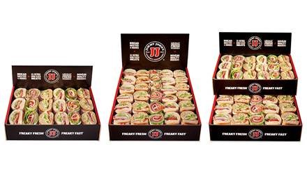 18 pack, 30 pack, and Mini Jimmys - Let Jimmy John's cater your next meal!