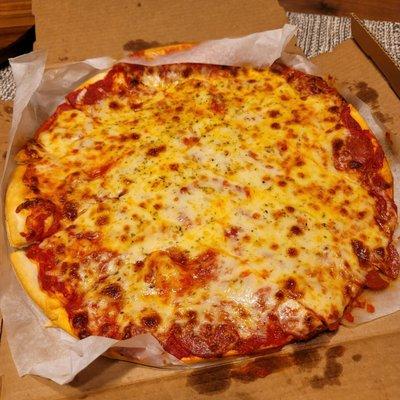 Pepperoni with extra cheese - delicious!