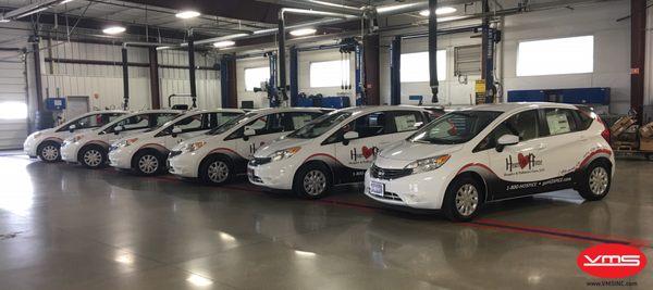 From one vehicle to 1000, VMS can create custom wraps for your fleet!