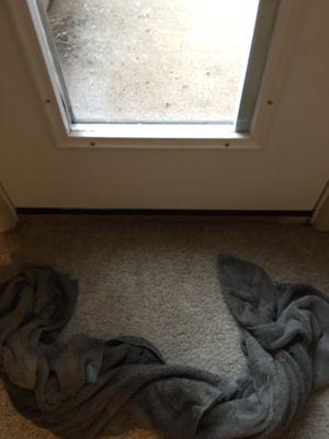 Patio door leak