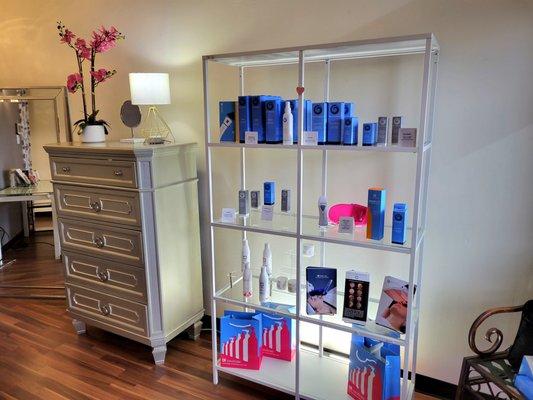 Radiant Facials also carries a wide variety of Bio-Therapeutic products.