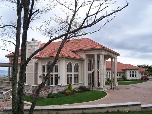 One of the beautiful homes where we clean windows.