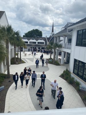 Garden Walkway and courtyard