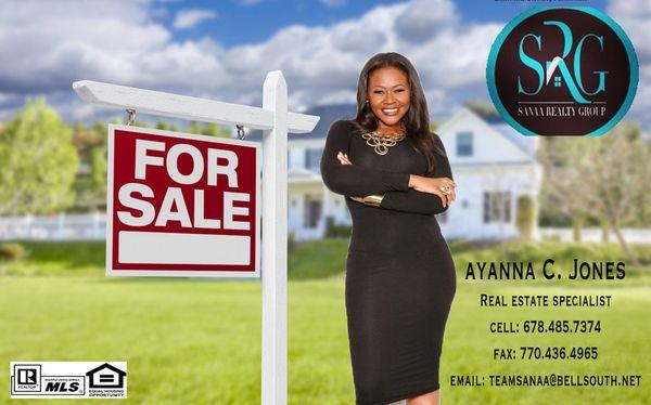 Broker of Sanaa Realty! We sell and buy! Serving All of Georgia