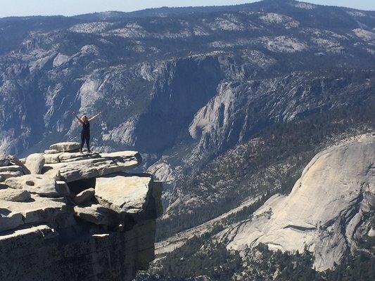 Making it to the top! Half Dome, Yosemite. Mission Accomplished... #goals