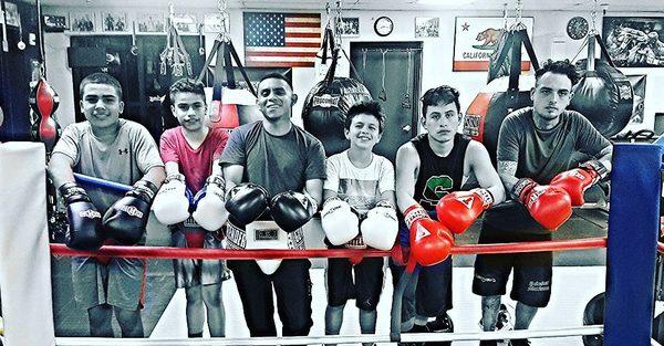 After sparring..