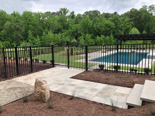 Aluminum pool fencing