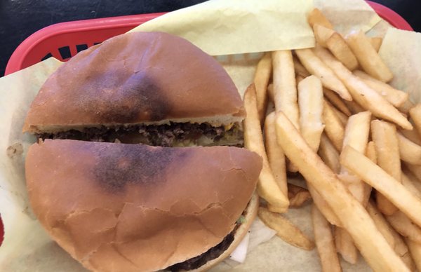 Yummy cheeseburgers. Taste like homemade.