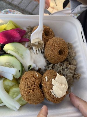 Falafel plate