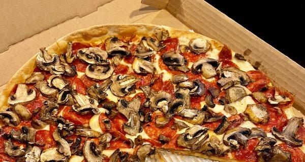 Pepperoni and Mushrooms