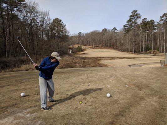 5th hole, white tees.