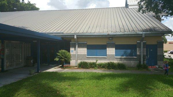 South view of preschool.