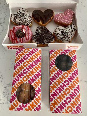 Happy Valentine's Day donuts