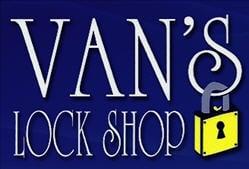 Van's Lock Shop logo