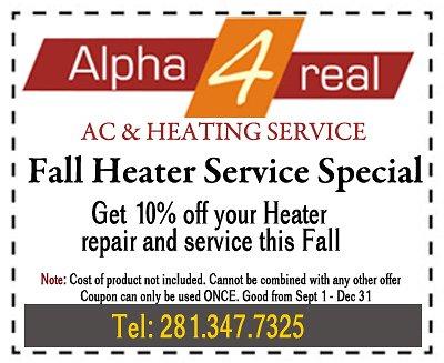 Fall heater special