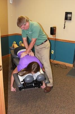 Spinal adjustment