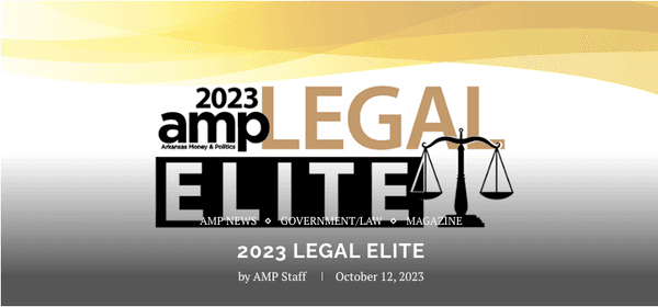 Founder of Bornhoft Law, James D. Bornhoft, named to Arkansas Money & Politics 2023 Legal Elite List!