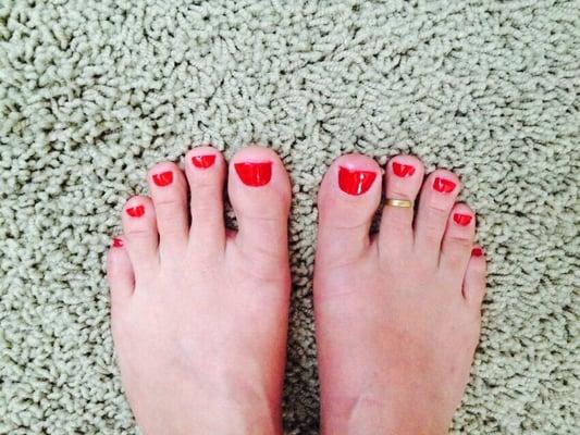 Wonderful job on the pedicure and only $25 bucks