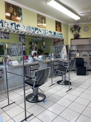 Full service, clean, hair salon ready to meet your needs.