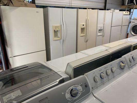 We sell quality used appliances, all fully tested and guaranteed. Need a good fridge for the garage? We've got you covered.