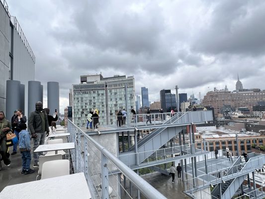 View from terrace near cafe/bar