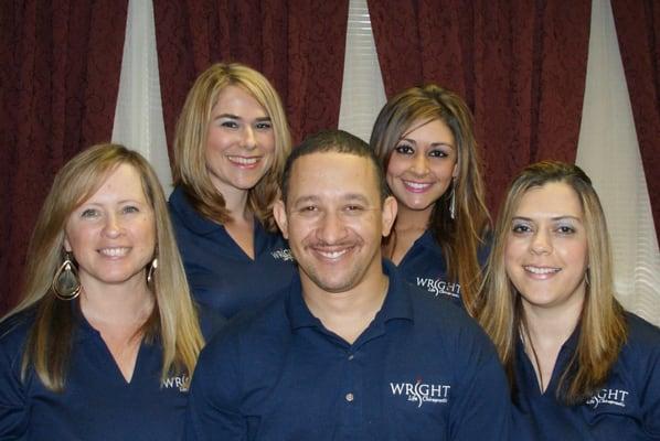 The office staff at Wright Life Chiropractic