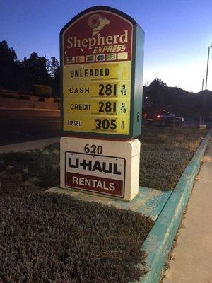 Lowest prices inside Prescott.