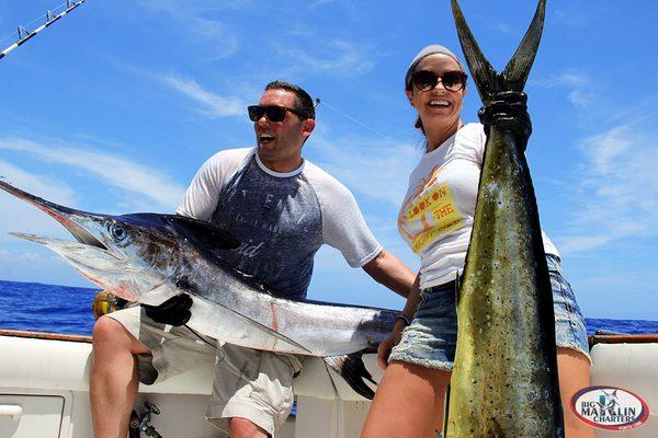 deep sea fishing for White marlin and Mahi Mahi fishing boat Fortuna in Punta Cana