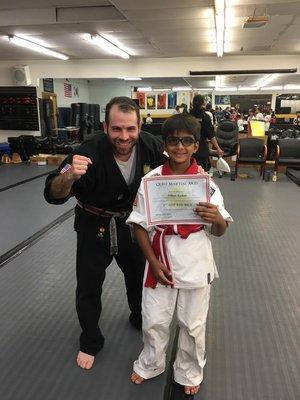 Red Belt Evaluation Complete! Great Job!