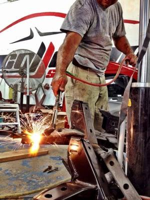 Welding At The Shop