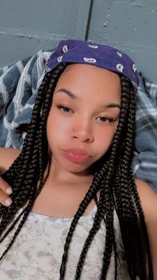 Knotless braids