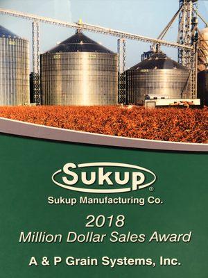 2018 Sukup award