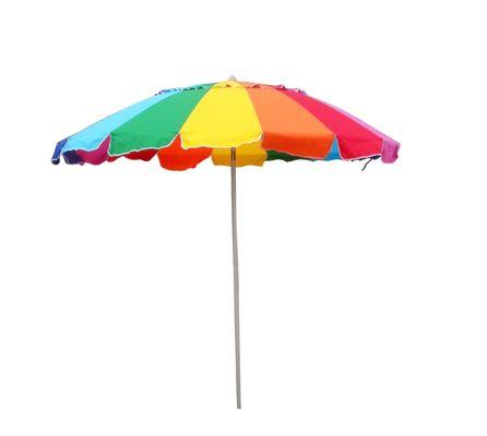 We rent large and sturdy 8 foot beach umbrellas and they come with a sand spike!