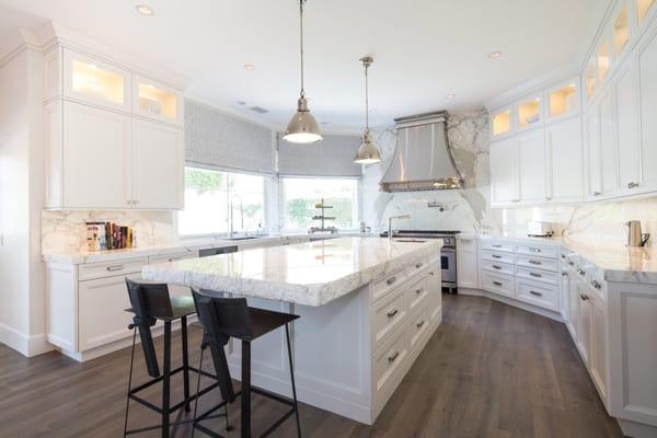 Beautiful White Kitchen from the Westlake Office