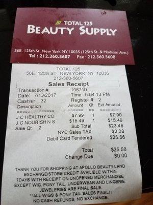 Total 125 Beauty Supply