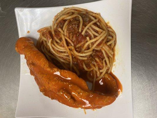 Dipped Fish and Spaghetti!