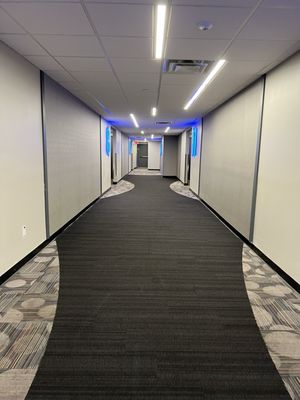 Hallway to the theaters