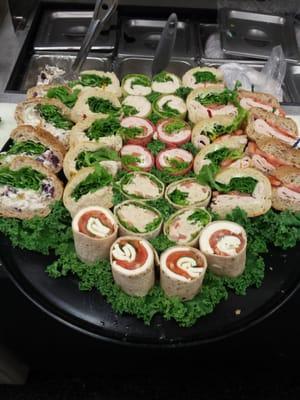 Beautiful wrap/sandwich platter