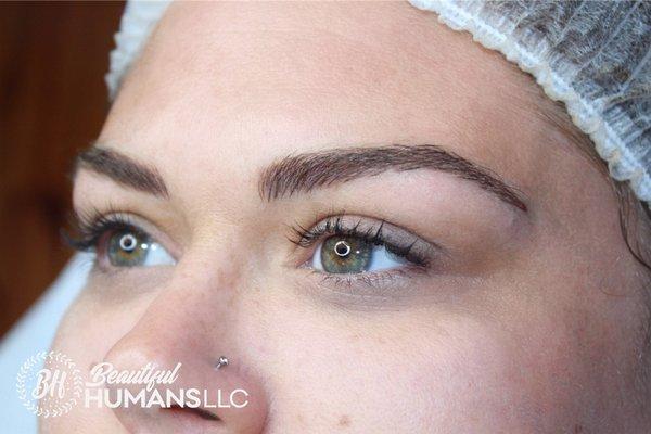 How stunning is she with her new killer brows!? Hyper-realism is what we aim for.