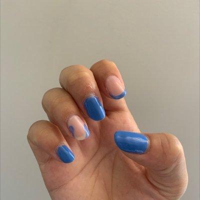 gel nails with design