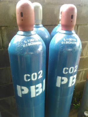 CO2 available. We can fill your cylinders!