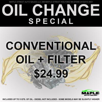 OIL CHANGE SPECIAL