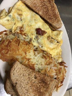 Bacon & Cheese omelet