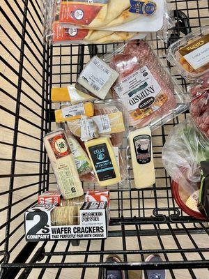 Buying everything you need to make an epic charcuterie board