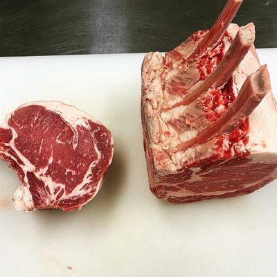 Bone in ribeyes