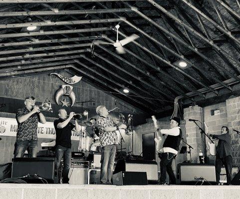 Bill Toms & Hard Rain with the Soulville Horns 8/8/2020