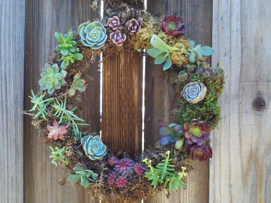 Wreath and hanging options